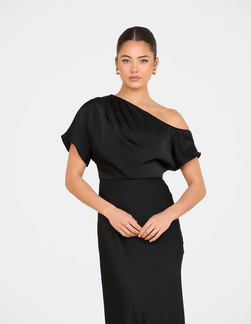 Kyler Asymmetric Neck Dress